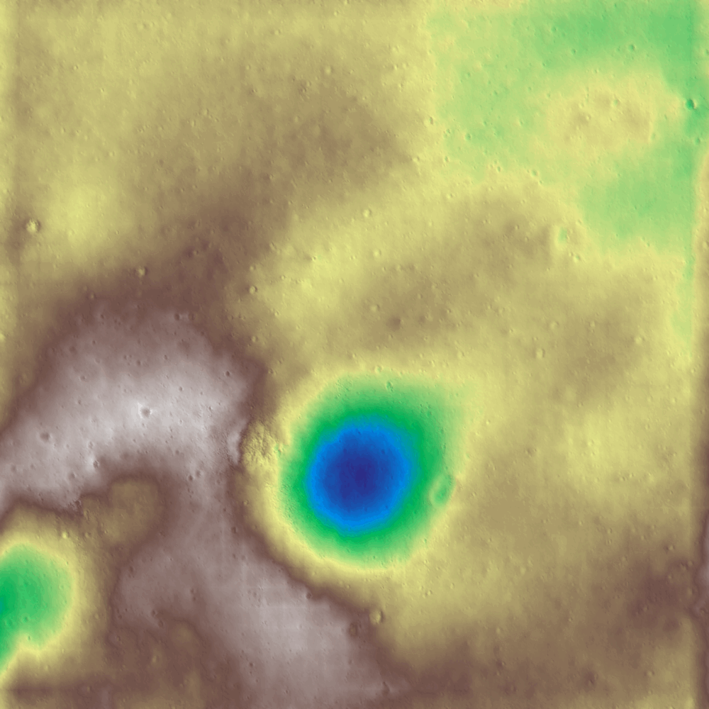 Predicted elevation model
